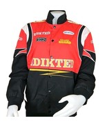Edikted Bomber Jacket Mens Sz M Car Racing Rally National Guard Retro Dr... - $656.32 MXN