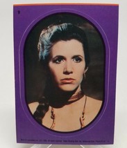 1983 ROTJ Star Wars Trading Card Sticker Princess Leia #9 Purple - £5.91 GBP