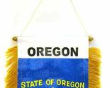 K&#39;s Novelties State of Oregon Mini Flag 4&quot;x6&quot; Window Banner w/Suction Cup - $2.88