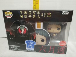 Funko Pop! Tees Tokyo Ghoul: RE Toru Mutsuki Figure &amp; Shirt Set XL Extra... - £19.85 GBP