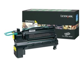 Lexmark X792X4YG Yellow High Yield 20k Page Toner Program Print Cartridge X792 - $49.47