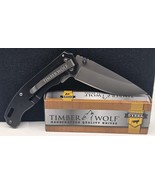 Timber Wolf Tactical Foldable Pocket Knife 5&quot; Closed Length TW607 New - $451.02 MXN