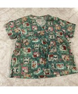 Stars of Best Medical Brand Cat Scrub Top - $16.40 CAD
