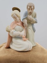 Vintage Lefton Holy Family Figurine Christopher Collection  00338 Hand P... - $13.95