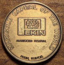 1976 Pekin, Illinois IL 4th Annual Marigold Festival Bicentennial Medal Token - $10.44