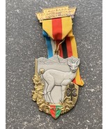 1981 Vintage Collectible German Medal 7th CMJ GABB Internation March Bad... - $473.84 MXN