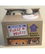 Battery Operated Fuzzy Wuzzy Kitty Bank with Sound and Motion - $12.00