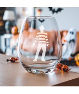 Spooky Freddy Krueger Etched Glasses - Wine, Champagne, Pint Glasses, Sh... - $24.99+