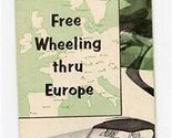 Sabena Belgian World Airlines Free Wheeling Through Europe Brochure 1958 - $17.82