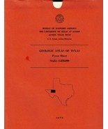 Geologic Atlas of Texas: Pecos Sheet, Geologic Map - £8.66 GBP