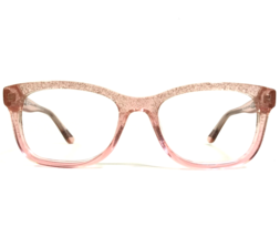 Gwen Stefani Eyeglasses Frames GX807 BLS Blush Clear Pink Gold Glitter 48-16-130 - £55.43 GBP