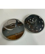 Lot of 2 Cuisinart DLC-8/DLC-10 Food Processor Disc Blades Slicing Grating - $26.94 CAD
