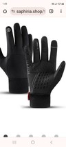 Cycling Gloves Shockproof Lengthen SBR Full Finger Windproof MTB Bike Gl... - £19.73 GBP
