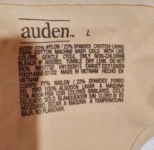 2 Pair Auden Women's Large (12-14) Bonded Edge Thong Soft Beige image 4