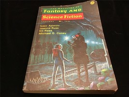 Magazine of Fantasy and Science Fiction Jan 1976 Isaac Asimov, Joanna Russ - £6.39 GBP