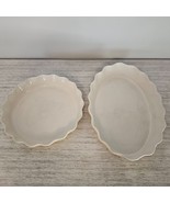 MAYFAIR &amp; JACKSON 2 Piece Bakeware Yellow Scalloped Pie Dish &amp; Casserole... - $44.64 CAD
