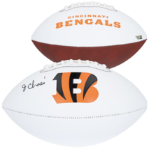 Ja&#39;Marr Chase Autographed Cincinnati Bengals White Panel Football Fanatics - $7,400.19 MXN