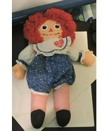 Vintage 1992 Raggedy Ann Heart To Heart Doll By Playskool 17&quot; Collectible - £19.36 GBP