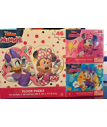 Disney Junior Minnie Mouse &amp; Daisy Duck Jigsaw Puzzle 3ft Floor 46 Pc. - $223.52 MXN
