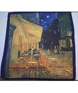 Galleria Enterprises Van Gogh Cafe Terrace Scarf 28&quot; Square - $30.97 CAD
