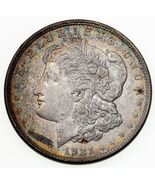 1921-D $1 Silver Morgan Dollar in Choice BU Condition, Original Toning, ... - $174.25