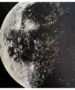 The Moon In Last Quarter 1892 Victorian Astronomy Art Print Celestial DW... - $459.19 MXN