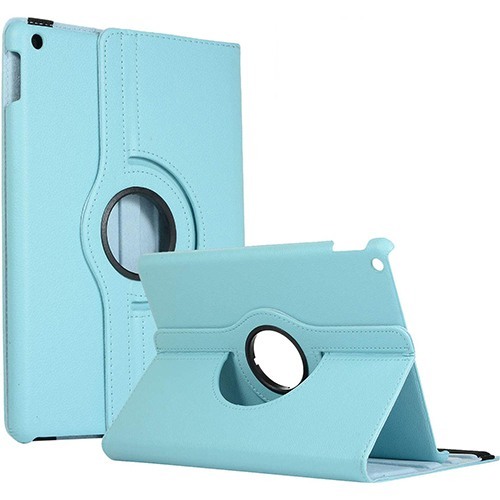 Leather Flip Rotating Portfolio Stand Case Cover for iPad 7/8 10.2″ LIGH... - $5.95