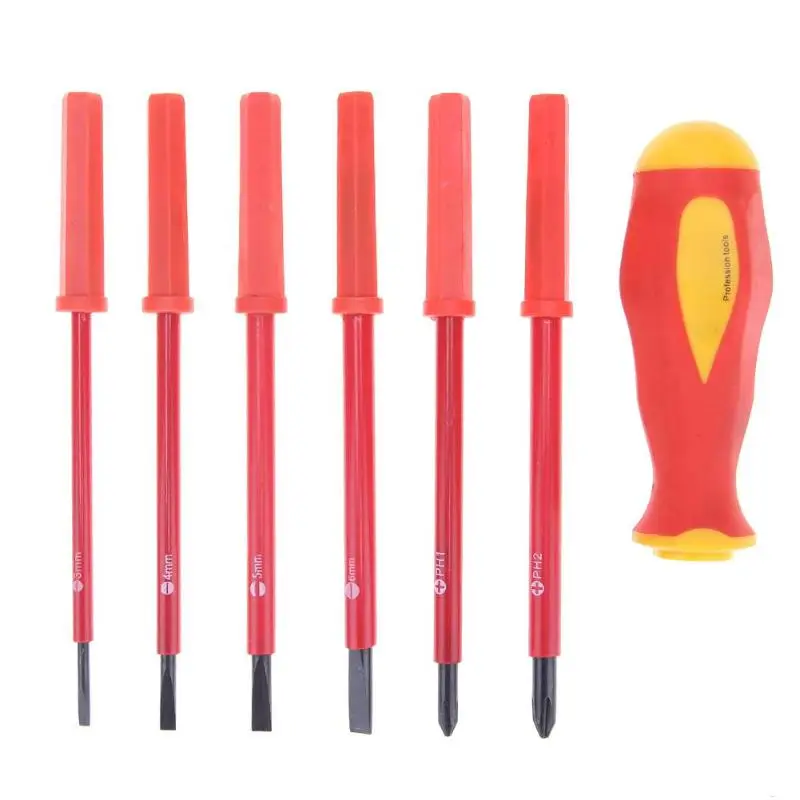 7pcs Insulated Screwdriver Set Electrical Electrician Hand Tool Multifunctional  - £150.73 GBP