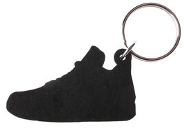 Portachiavi Sneaker Retro Bred 4 In Legno Buono NYC Nero/Grigio IV Anell... - $13.66 CAD