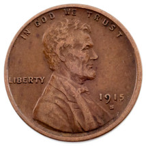 1915-S 1C Lincoln Cents En XF État, Marron Couleur, Beau Détail pour Grade - $1,461.77 MXN