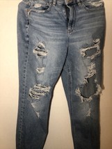 American Eagle Curvy Mom Jeans Size 4  Stretch - £11.00 GBP