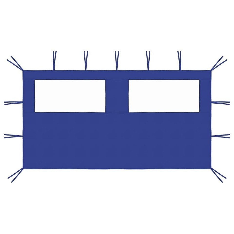 vidaXL Gazebo Sidewall with Windows 13.1&#39;x6.6&#39; Blue - $54.07