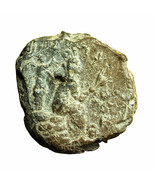 Roman Empire Seal Uniface Clay Terracotta Bulla AE22mm Tyche &amp; Nike 03826 - £49.53 GBP