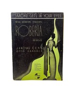 Smoke Gets in Your Eyes Piano Sheet Music From Roberta 1933 Vintage Jero... - £6.23 GBP