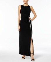 MSK Embellished Ruched Jersey Gown Black Size 6 $99 - £25.37 GBP