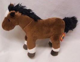 Adventure Planet NICE SOFT BROWN HORSE 8&quot; Plush STUFFED ANIMAL Toy - $15.35