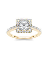 14K Yellow Gold 1 1/4ct TDW Diamond Princess-cut Engagement Ring - £3,118.29 GBP