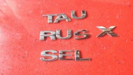 2008 2009 Ford Taurus X Sel Emblem Logo Letters Badge Trunk Gate Rear Chrome - $12.60