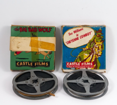 Vintage 8mm Castle Films Tex Williams Cheyenne Cowboy 565 &amp; Hopalong Cassidy - £9.62 GBP