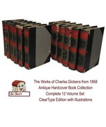 The Works of Charles Dickens 1868 Antique 12 Volumes ClearType Ed. Illus... - £117.99 GBP