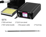 T12-959 V5.1 Soldering Station Electronic Soldering Iron OLED Bigger Dig... - $99.63