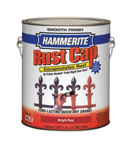 Hammerite Rust Cap Smooth Finish BRIGHT RED Paint ONE GALLON 46210 - $3,449.53 MXN