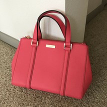 NWT Kate Spade Newbury Lane SM Loden Leather Crossbody Bag Strawberry WKRU2462 - £122.34 GBP