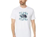 The North Face Men&#39;s Boxed in Graphic Tee in TNF White/Goblin Blue, X-Large - $18.97