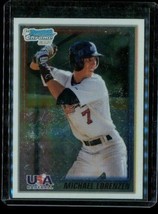 2010 Topps 1st Bowman Chrome Baseball Card USA-8 Michael Lorenzen Usa Olympics - £8.59 GBP