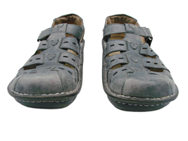 Alegria Shoes PG Lite Pesca Blue Leather Womens Size 10 Fisherman Sandal... - £30.10 GBP