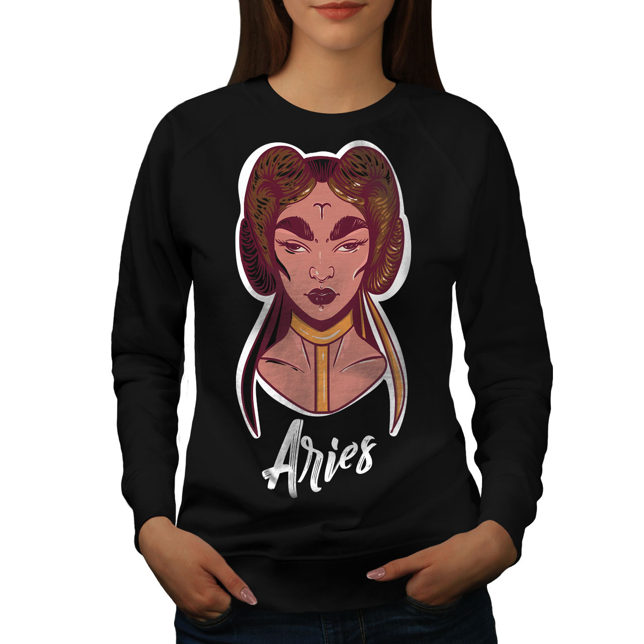 Primary image for Aries Zodiac Fashion Jumper  Women Sweatshirt
