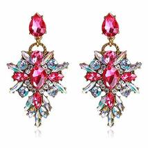 Ladies&#39;s luxury rhinestone earrings for women fashion jewelry - £36.75 GBP