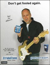 The Who Pete Townshend Buzz Feiten Tuner on Fender Stratocaster guitar 8 x 11 ad - £3.37 GBP