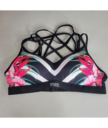 Victorias Secret PINK Ultimate Push Up Sports Bra Womens Medium Multicolor - £15.03 GBP